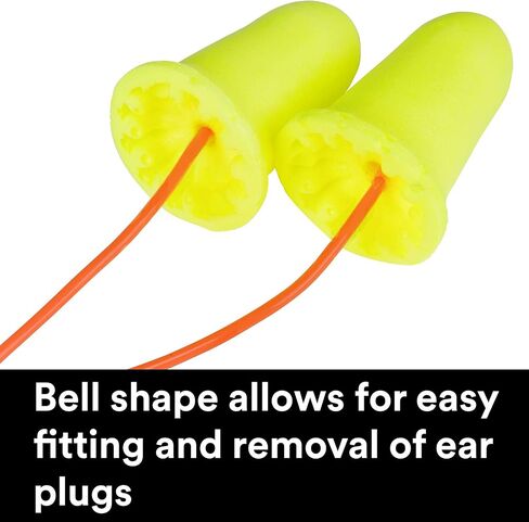 3M Ear Plugs, 200 Pairs/Box, E-A-Rsoft FX 312-1261, Uncorded, Disposable, Foam, NRR 33, Drilling, Grinding, Machining, Sawing, Sanding, Welding, 1 Pair/Poly Bag in Saudi Arabia