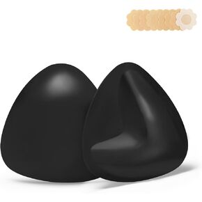 Double-Sided Sticky Bra Pads Inserts, Ultra Instant Lift Sticky Bra Push Up Bra Pads Inserts, Breast Enhancers Inserts
