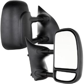 Pair Towing Mirror Left & Right For 99-07 F-250 F-350 F-450 F-550 SUPER DUTY, 01-05 Excursion Power Heated With Smoked Signal Light