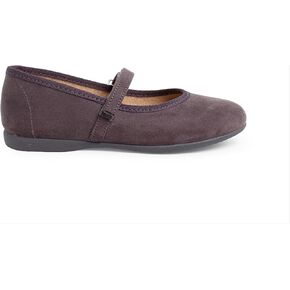 Pisamonas Girls Riptape Faux Suede Mary Janes