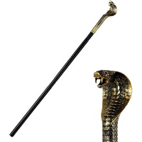 Healifty 3Pcs Halloween Walking Cane, 30in Cosplay Walking Cane, Halloween Party Theme Party Supplies, Halloween King Queen