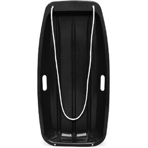 Best Choice Products 35in Kids Plastic Toboggan Snow Sled w/Pull Rope, 2 Handles