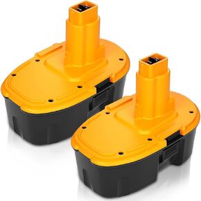 Upgraded 2 Packs 4500mAh Ni-Mh Replacement Battery for Porter Cable 18V Battery Compatible with Porter Cable 18 Volt Battery PC18B PCC489N PC18BLEX Compatible with 18V PCMVC PCXMVC Original Charger