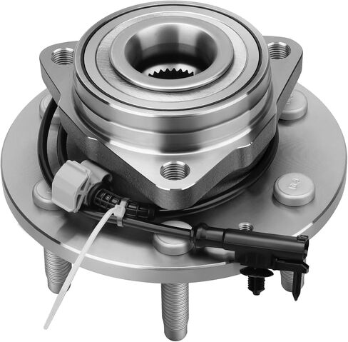 MAYASAF 515096 [4WD/AWD Only] Front Wheel Hub Bearing Assembly 6 Lugs w/ABS for 2007-2013 Chevy Tahoe/Silverado(Suburban)1500/Avalanche, 07-14 Escalade (ESV/EXT), 07-13 Sierra 1500/Yukon(XL) 1500 in Saudi Arabia