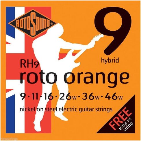 Rotosound Roto Yellows R10 Electric Guitar Strings (10-46) in Saudi Arabia