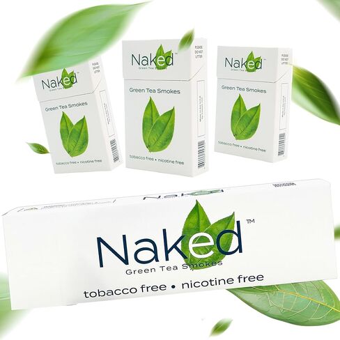 Naked Green Tea Cigarettes Nicotine-Free Tobacco-Free: 3-pack BOLD Bundle in Saudi Arabia
