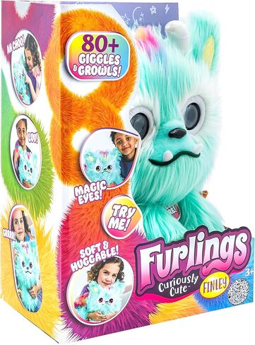 كليو ذا جاكالوب المؤذي - لعبة قطيفة تفاعلية تحتوي على أكثر من 80 صوتًا ورسوم متحركة، تستجيب للعب، عيون سحرية، ذيل طويل، فرو منفوش - مثالية للأولاد والبنات من سن 3 سنوات فما فوق in Kuwait