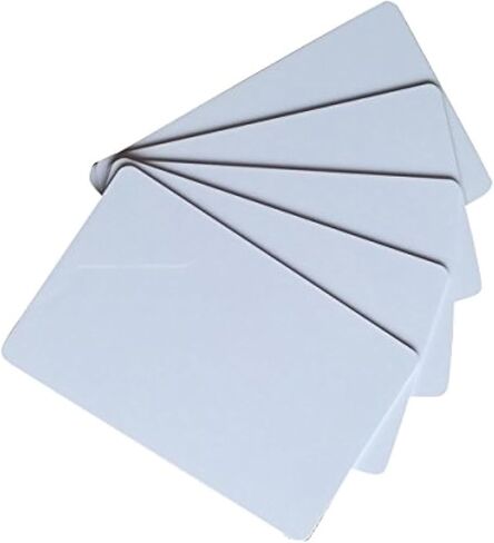 Dual Frequency RFID Card 125khz EM4100 and 13.56Mhz MIFARE Classic 1K White PVC (Pack of 100) (Black) in Saudi Arabia