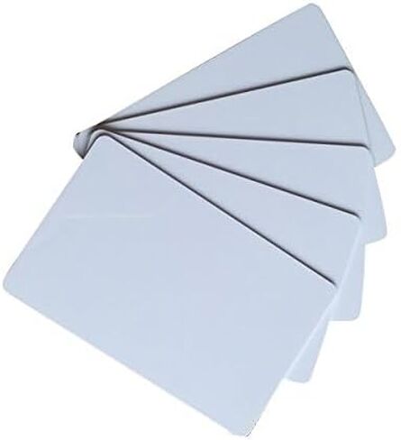 Dual Frequency RFID Card 125khz EM4100 and 13.56Mhz MIFARE Classic 1K White PVC (Pack of 100) (Black) in Saudi Arabia