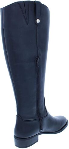 INC International Concepts Womens Fawne Leather Closed Toe Knee, Black, Size 6.0 in Saudi Arabia