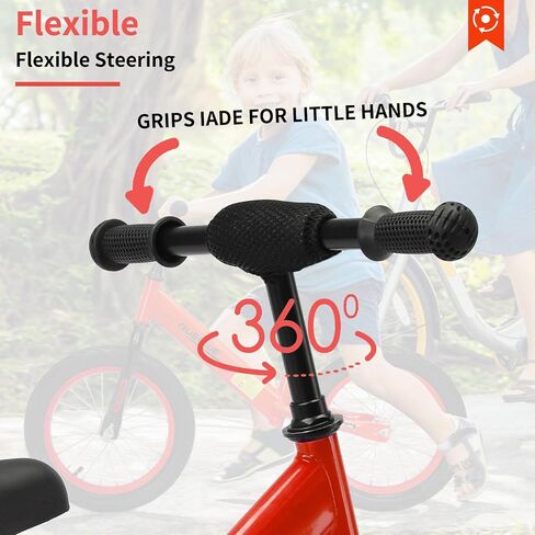 16 Inch Kids Balance Bike for 4-8 Years Old, Adjustable Seat in Saudi Arabia
