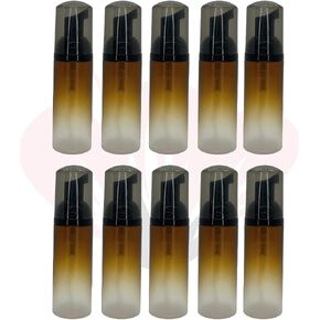 (10 pieces) 60ml Foaming Pump Bottles Plastic Dispenser | Lash Shampoo, Soap (Matte Black) in Saudi Arabia