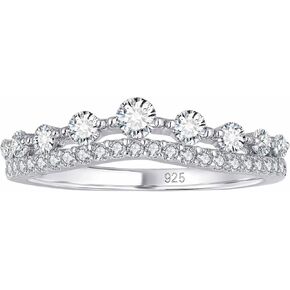 1.2 CT Eternity Ring Wedding Band for Women AAAAA Cubic Zirconia Princess Cut Simulated Diamond Stacking Wedding Rings Size 5-10