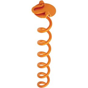 ANCFR16-ORG-R Folding Ring Spiral Ground Anchor, 16-inch, 4 Pack