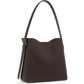 BOSTANTEN Bucket Bag Leather Shoulder Purses for Women Trendy Adjustable Strap in Kuwait