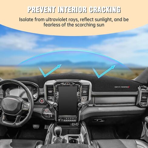 YIZHUOMY Dashboard Cover for Subaru Forester 2019-2022 2023 2024, Suede Dash Board Cover Dash Mat Protector Compatible with Forester Sport Interior Dash Covers Decoration Accessories in Saudi Arabia