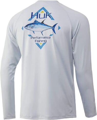 HUK Men's Pursuit Vented Long Sleeve 30 UPF Fishing Shirt in Saudi Arabia
