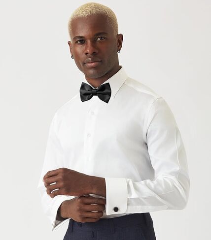 Trilece رجالي رسمي بلون موحد ربطات عنق مربوطة مسبقًا ومجموعات مربعة للجيب - مجموعات ربطات عنق للرجال in Kuwait