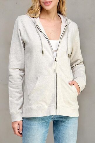 سويت شيرت نسائي من القطن العضوي بنسبة 100% معتمد من GOTS من ENCHANTED COTTONS مزود بغطاء للرأس مع جيب in Kuwait