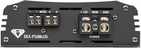 Black Diamond DIA-P1500x1D Car Audio Amplifier Class D 1 Channel Monoblock Amp 1500 Watts RMS, Remote Level Control Included in Kuwait