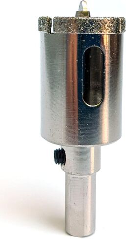 Drilax 4 Inch Diamond Drill Bit Tile Hole Saw Ceramic Porcelain Quartz Granite Kitchen Bathroom Shower Faucet Installation 4 Inches with Removable Center Pilot Drill Bit Locator Pin Locator in Saudi Arabia