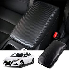 Autorder Center Console Cover for 2019-2024 2025 Dodge Ram 1500 Accessories Armrest Cushion Cover Nappa Leather Middle Console Covers Ram 1500 Console Cushion Pad Anti-Scratch(Bucket Seat Only)