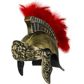 Medieval Roman Knight Helmet,Plastic Greek Spartan Gladiator Helmet Medieval Costume Accessories,Halloween Hat