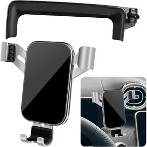 LUNQIN Car Phone Holder for Mercedes Benz C-Class C250 C300 C350 C450 2015-2018 & GLC-Class GLC300 2015-2019 AMG 43 63 Auto Interior Accessories Cellphone Mount Cell Mobile Cradle Navigation Bracket