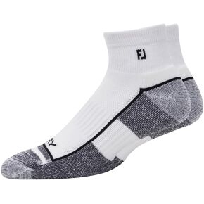 جوارب جولف رجالي 18105d من FootJoy، أبيض، 7-12 US