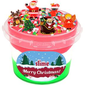 500ML Bucket of Clear Slime, Soft and Non-Stick, Great for Classroom Prizes, BirthdayGifts, Party Favors, and Perfect for Christmas Stocking Stuffer Gifts for Girls and Boys