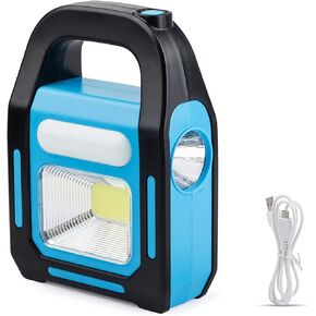 4 Pack 3 in 1 Solar USB Rechargeable Brightest COB LED Camping Lantern, Charging for Device, Waterproof Emergency Flashlight LED Light