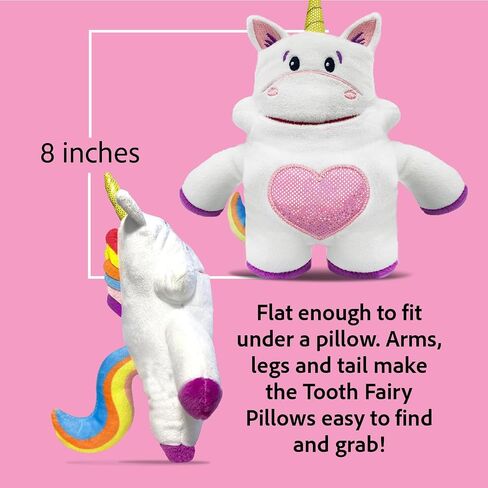 The Tooth Brigade Kai Sea Turtle, 8" Tooth Fairy Pillow, Fun and Interactive Plush Toy with Pocket for Lost Teeth in Kuwait