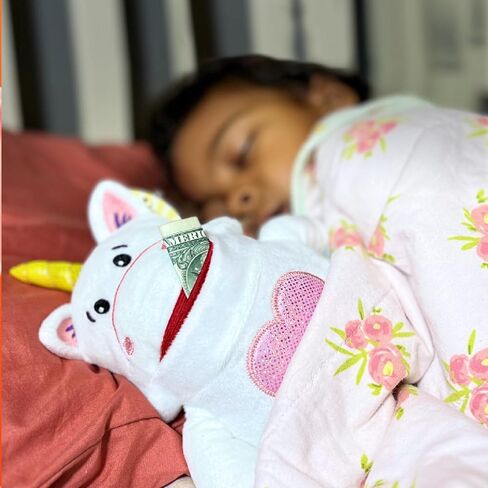 The Tooth Brigade Kai Sea Turtle, 8" Tooth Fairy Pillow, Fun and Interactive Plush Toy with Pocket for Lost Teeth in Kuwait