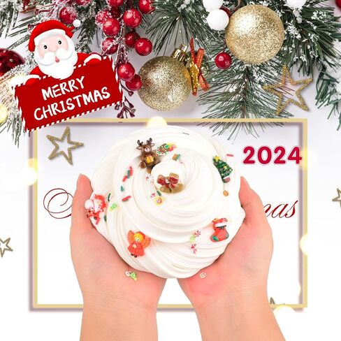500ML Bucket of Clear Slime, Soft and Non-Stick, Great for Classroom Prizes, BirthdayGifts, Party Favors, and Perfect for Christmas Stocking Stuffer Gifts for Girls and Boys in Saudi Arabia