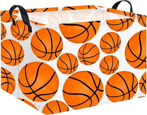 CLOCOR Rectangular Heart Printed Valentine's Day Basket Empty,Gift Basket for Kids,Boyfriend,Girlfriend,Waterproof Storage Basket with Handles,Room Decor(Bright Heart) in Saudi Arabia