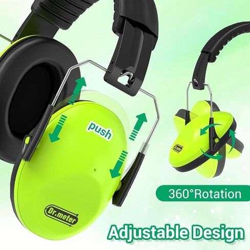 Dr.meter Noise Cancelling Headphones for Kids: 27.4dB Noise Reduction Earmuffs for Kids Adults Ear Protection in Monster Jam Autism Sensory Concerts Fireworks, Ear Muffs for Study Reading in Saudi Arabia