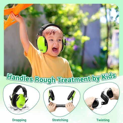 Dr.meter Noise Cancelling Headphones for Kids: 27.4dB Noise Reduction Earmuffs for Kids Adults Ear Protection in Monster Jam Autism Sensory Concerts Fireworks, Ear Muffs for Study Reading in Saudi Arabia