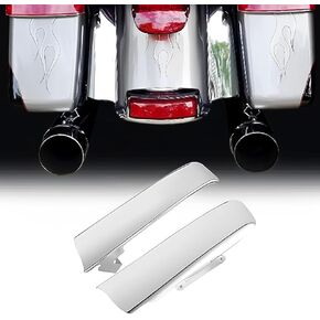 Rear Filler/Saddlebag Gap Filler Strips Fits for 2014-2023 Harley Touring, Road King, Road Glide, Electra Glide, Ultra Limited, Chrome