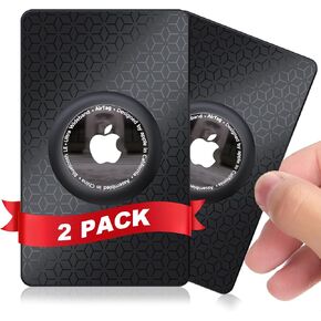 4 Pack Wallet Airtag Holder, Ultra Thin Airtag Wallet Card, Light Airtag Wallet Holder for Apple AirTag, Apple Tag Case Holder for Men Women Kids, AirTag Accessories for Wallet, Backpack, Luggage