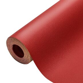 CHENGZHG Leather Repair Patch 17.3 x 117 Inch Dark Gray Self Adhesive Leather Repair Kit for Car Seat, Sofa, Handbag, Luggage, Upholstery Fabric, Furniture