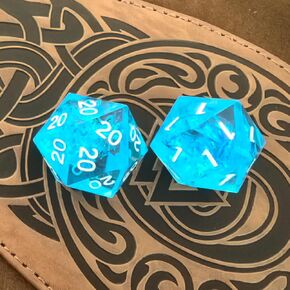 Roll of Fate D20 Dice Set – All NAT 20 or All NAT 1 – Perfect for D&D Players Seeking Epic Wins or Failures