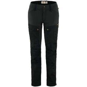 بنطلون Fjällräven Keb أسود منحني 48 (US Womens 18) R