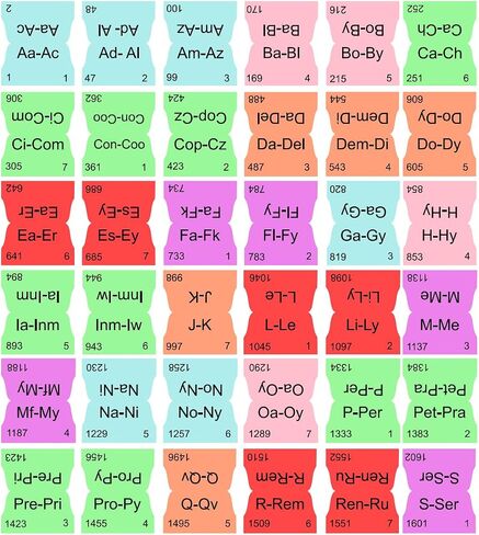 Book Tabs for Robert's Rules of Order Newly Revised, 12th edition. Laminated, Color-coded, and Repositionable (Book not included) in Saudi Arabia