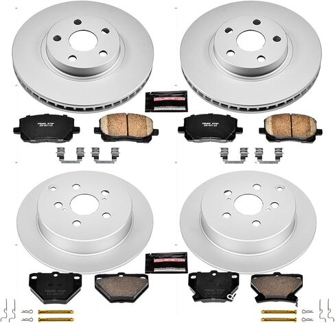 Power Stop KOE2317 Autospecialty Front and Rear Replacement Brake Kit-OE Brake Rotors & Ceramic Brake Pads in Saudi Arabia