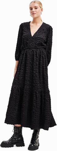 Desigual Women's Woman Woven Dress Long Sleeve in Saudi Arabia