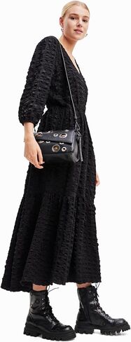 Desigual Women's Woman Woven Dress Long Sleeve in Saudi Arabia