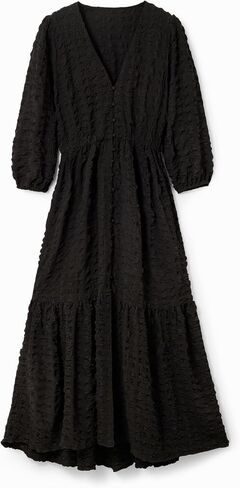 Desigual Women's Woman Woven Dress Long Sleeve in Saudi Arabia