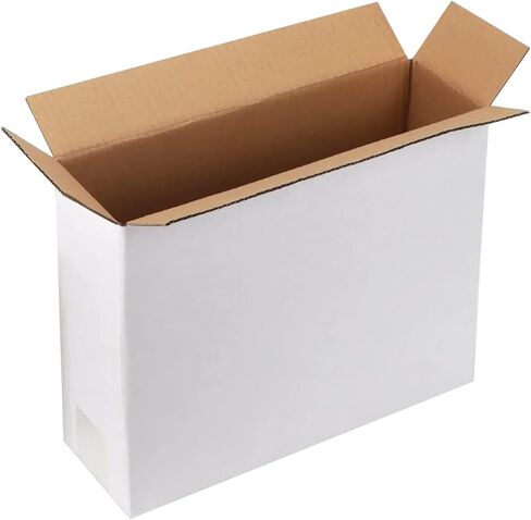 20 حزمة من صناديق الشحن مقاس 12 × 9 × 4، صندوق بريد من الورق المقوى المموج للشركات الصغيرة، صندوق ماليير بقفل التبويب لتعبئة الأدب in Kuwait