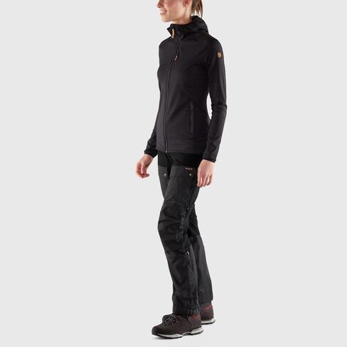 Fjällräven Keb Trousers Curved Black 48 (US Womens 18) R in Saudi Arabia