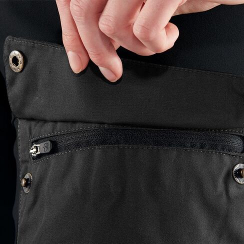 Fjällräven Keb Trousers Curved Black 48 (US Womens 18) R in Saudi Arabia